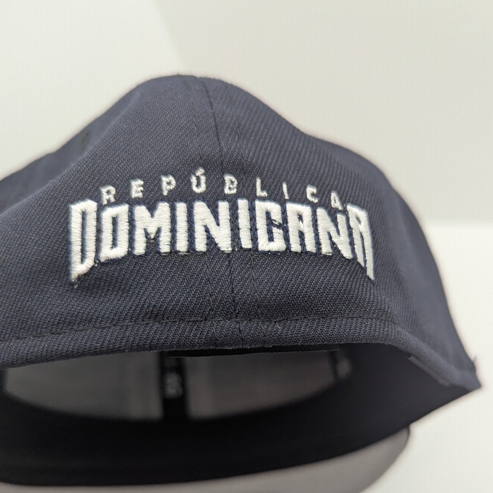 New Era 59FIFTY Dominican Republic World Baseball Classic Hat Navy Fitted 7 1/2 - Picture 12 of 12